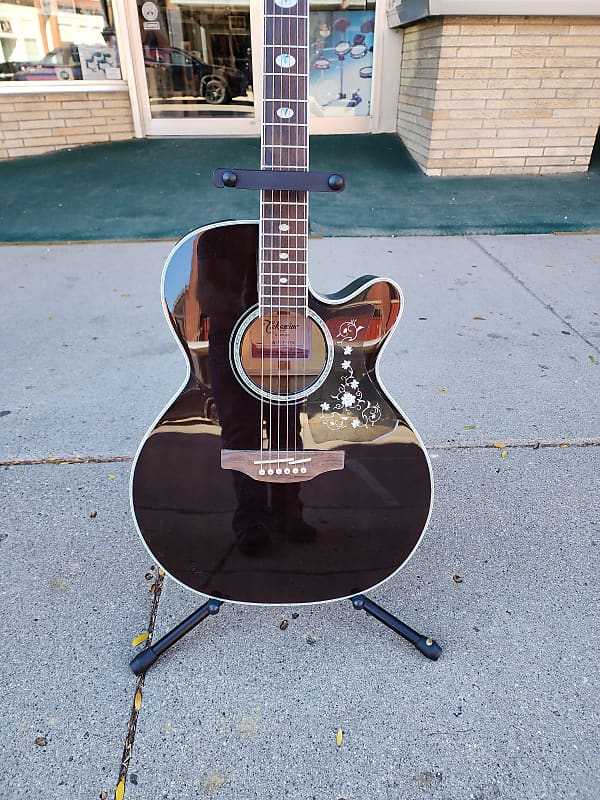 цена Акустическая гитара Takamine GN75CE TBK G70 Series NEX Cutaway Acoustic/Electric Guitar Transparent Black