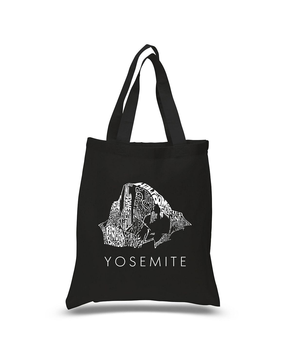 

Yosemite — маленькая сумка-тоут Word Art LA Pop Art, черный