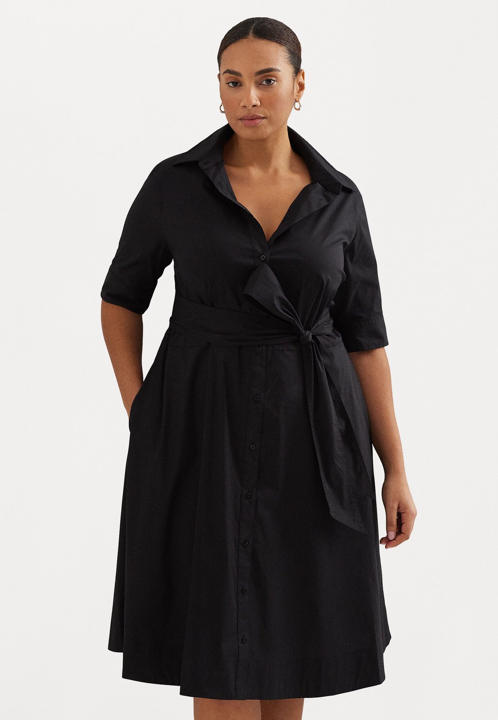 Платье-блузка FINNBARR SHORT SLEEVE CASUAL DRESS Lauren Ralph Lauren Woman, цвет black