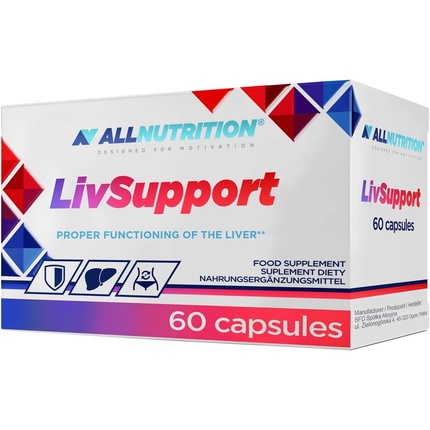 цена Ливсуппорт 60 капсул, Allnutrition