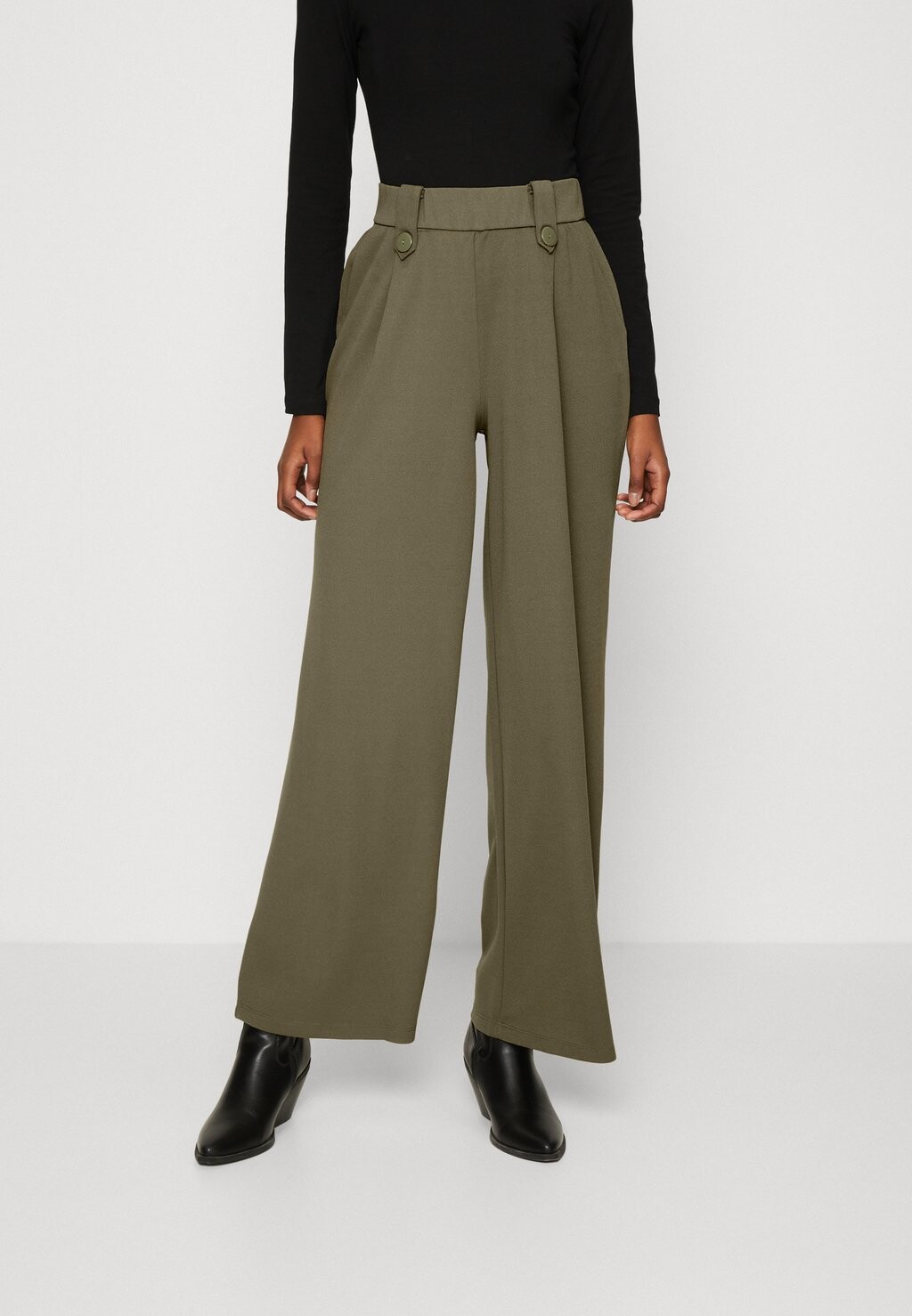 

Брюки ONLY Onlsania Button Pant, kalamata, Серый