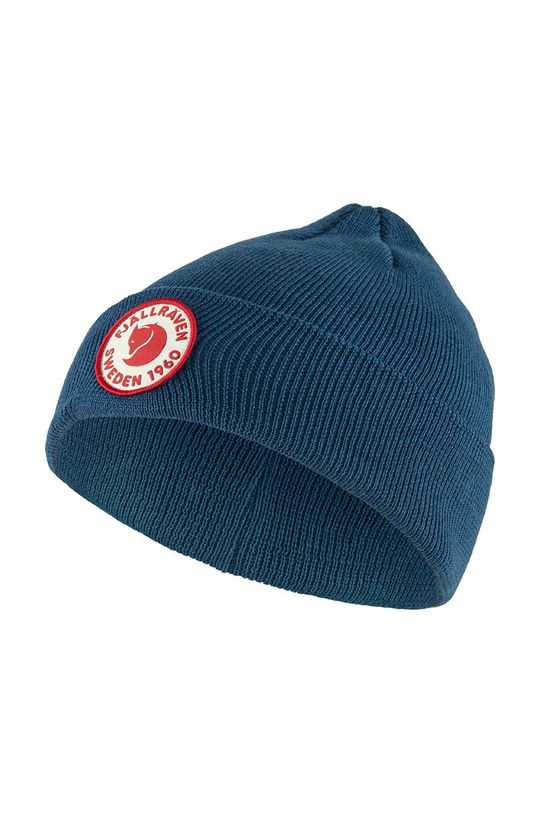 шапка fjallraven размер onesize синий Детская шапка с логотипом 1960-х годов Fjallraven, темно-синий