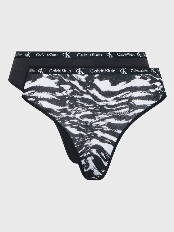 

Набор из 2 стрингов Calvin Klein, черный