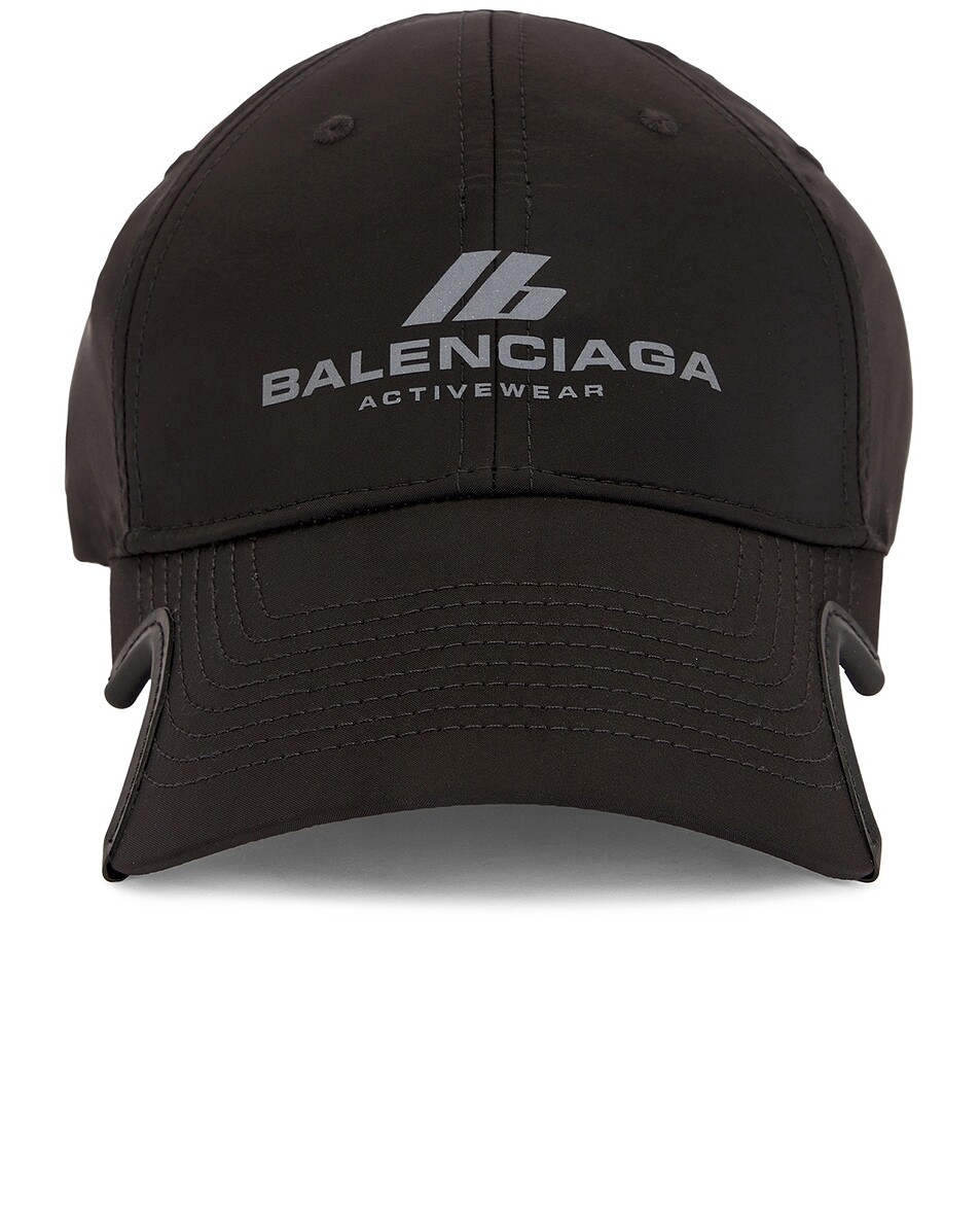 

Кепка Balenciaga, цвет Black & Reflective