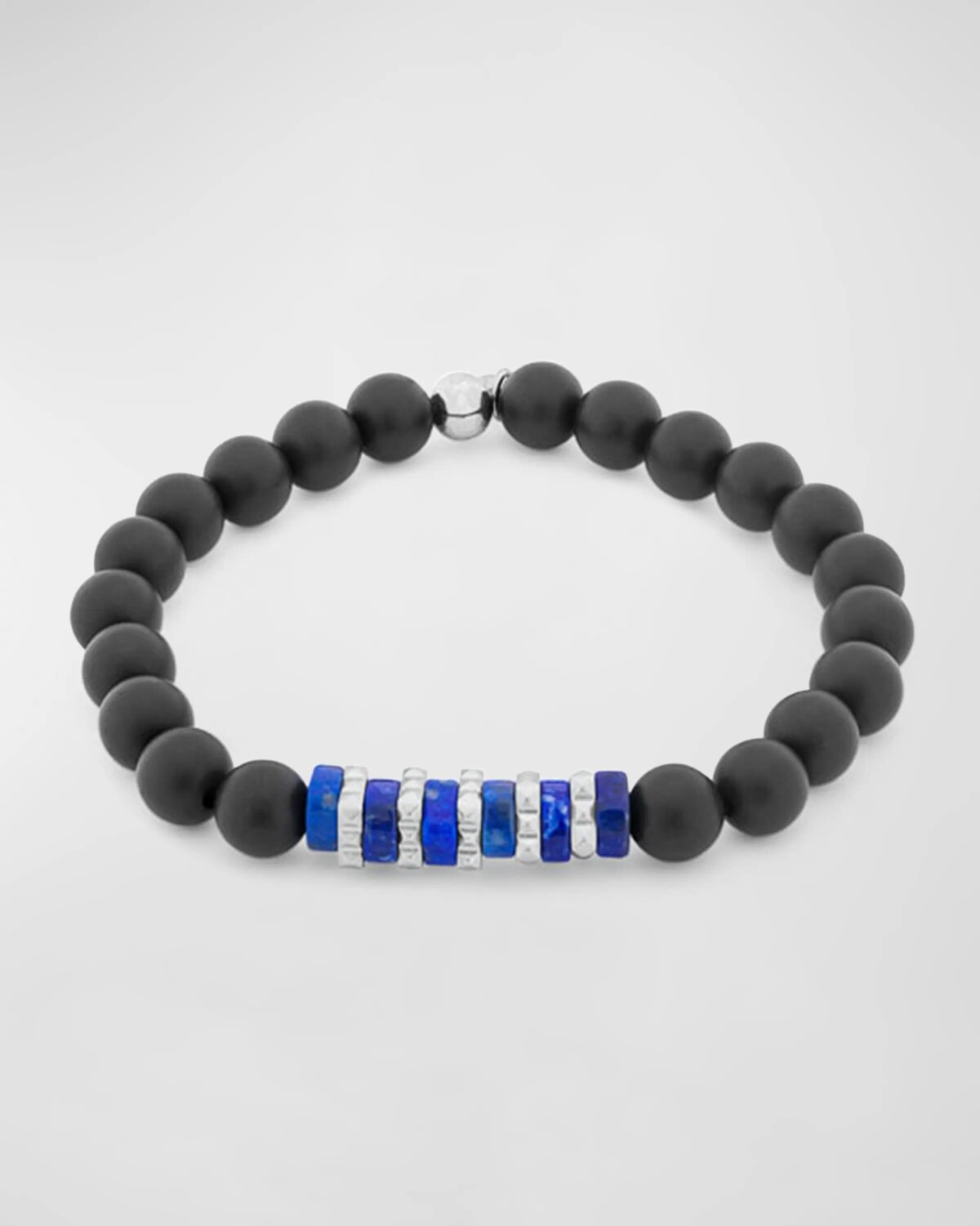 

Мужской браслет из содалита из бисера, L Tateossian, цвет Blue