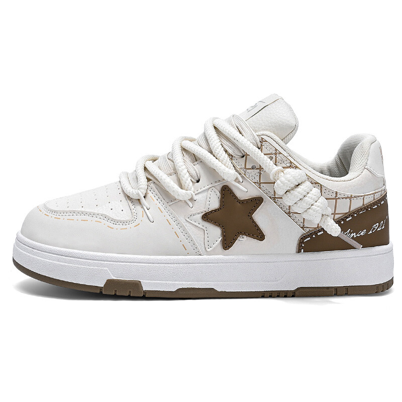 

Кроссовки DOUBLE STAR 88 Skateboarding Shoes Unisex Low-top, синий/коричневый