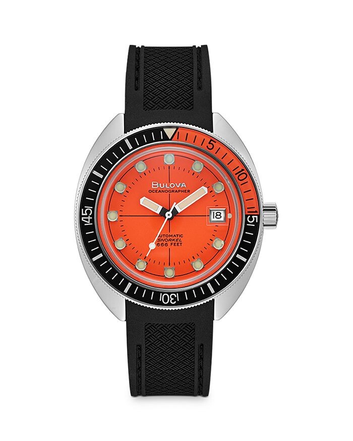 

Часы Bulova Archive Oceanographer, 41 мм, оранжевый