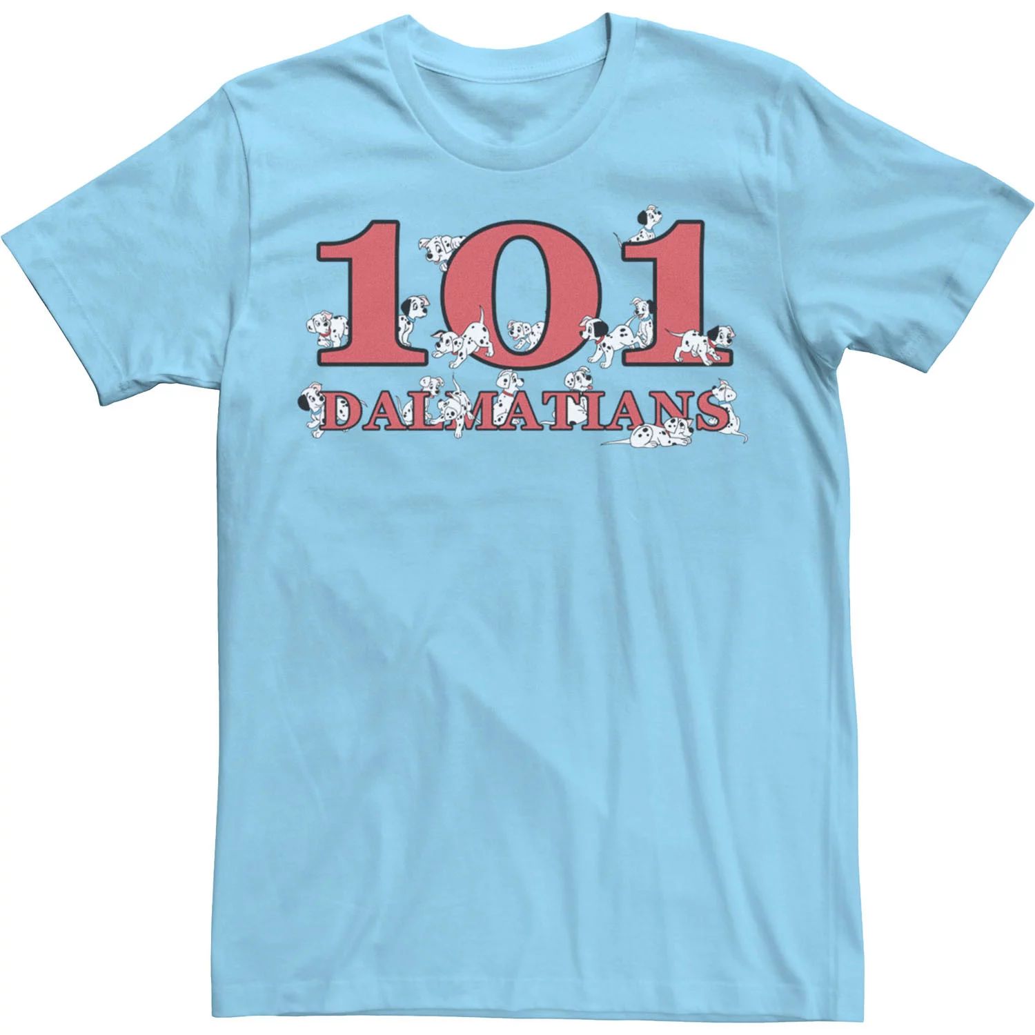 Мужская футболка с логотипом Disney «101 далматинец» Licensed Character, светло-синий мужская футболка собака далматинец m синий