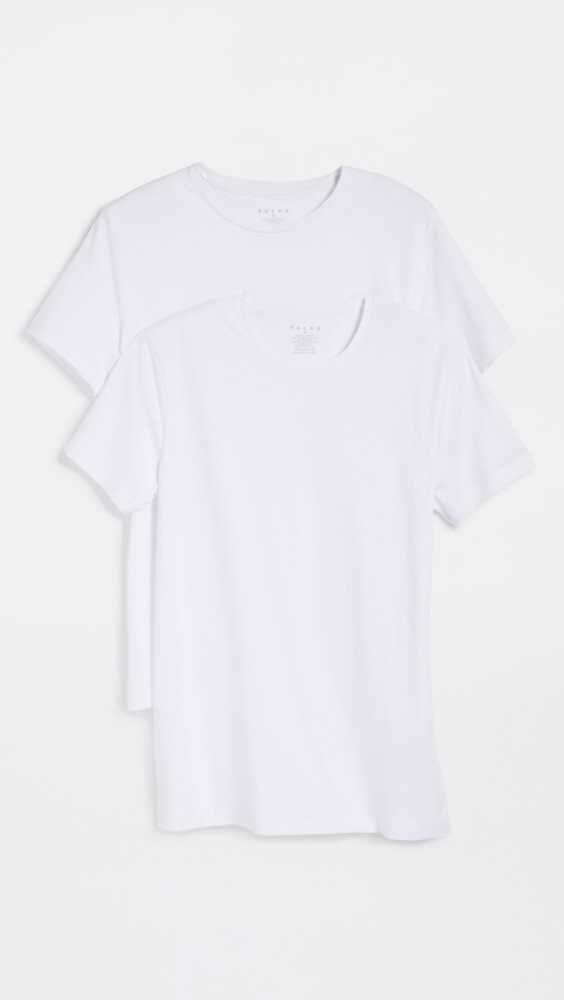 

Футболка Falke 2-Pack Cotton Crew Neck, белый