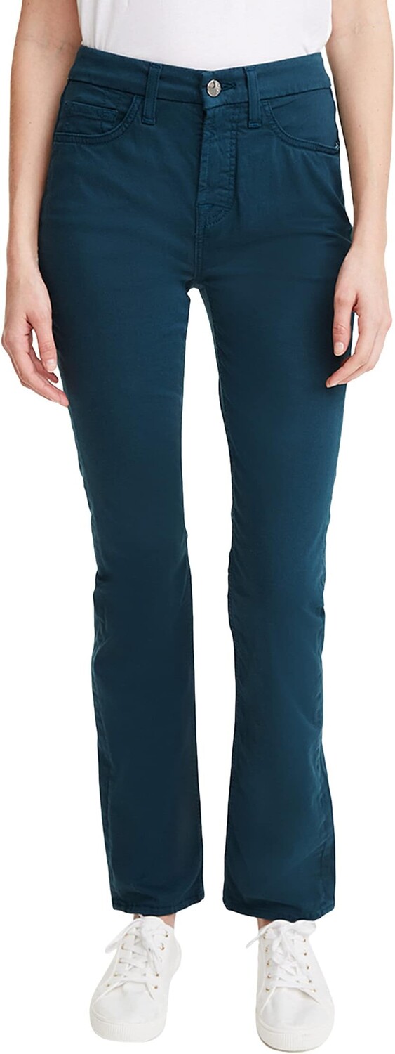 

Джинсы JEN7 Sateen Slim Straight in Teal, цвет Teal