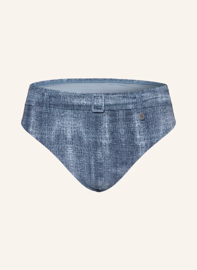 

Плавки бикини с высокой талией деним Beachlife, синий