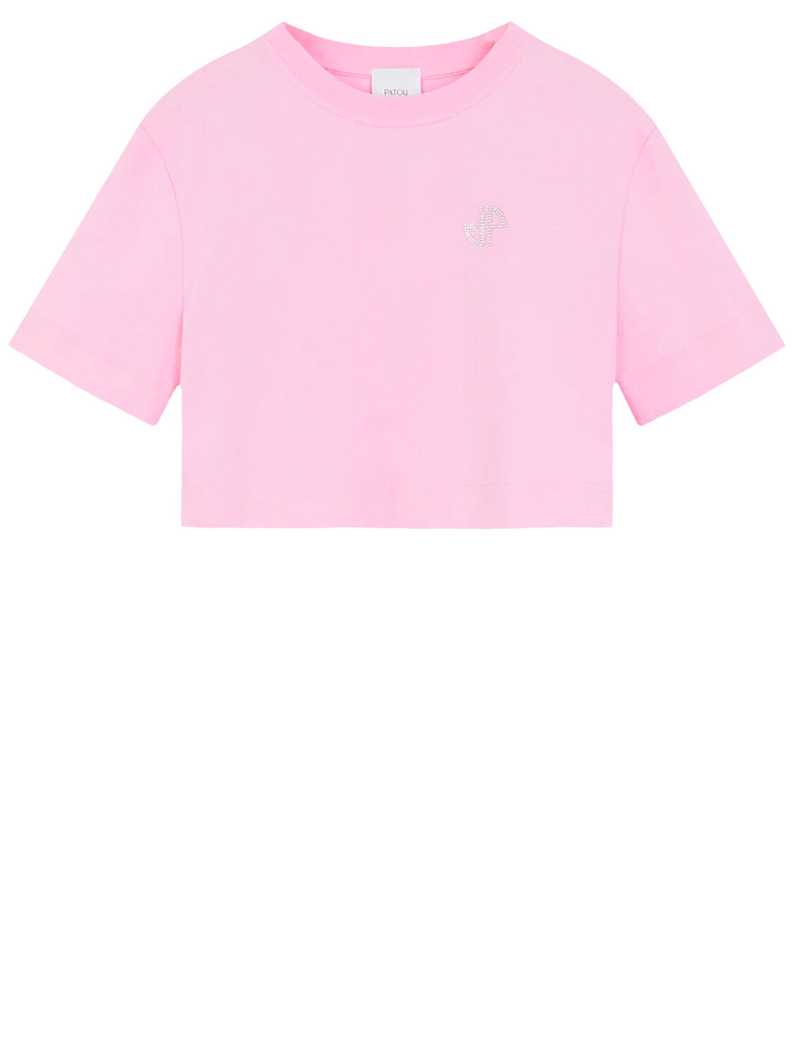 

Футболка Patou Patou cropped, розовый