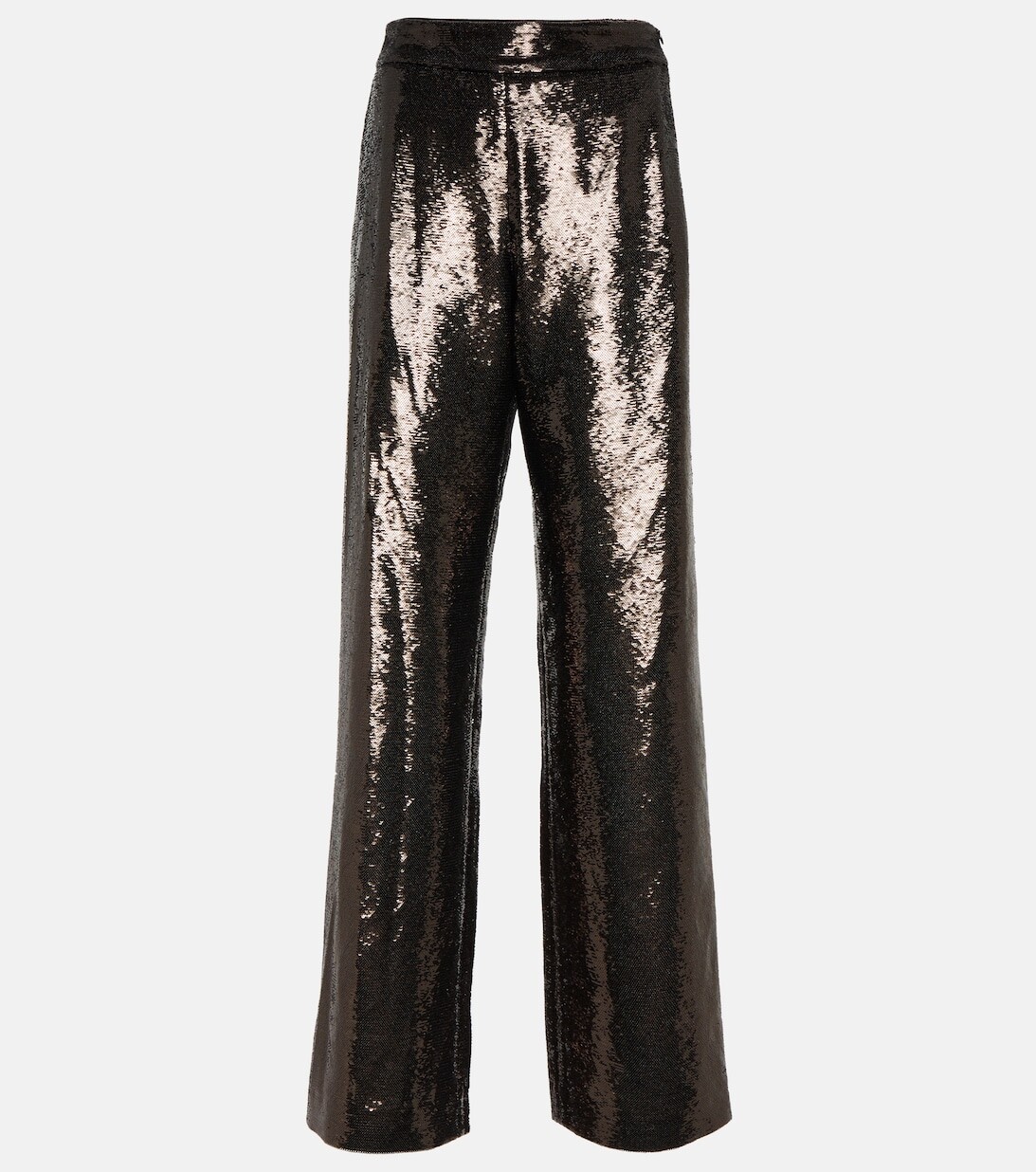 

Широкие брюки с пайетками GOLDEN GOOSE, металлик