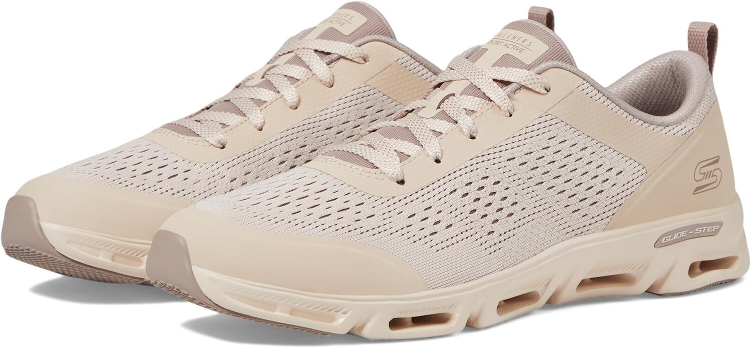 

Кроссовки SKECHERS Glide Step Gratifiy Lume, цвет Nude