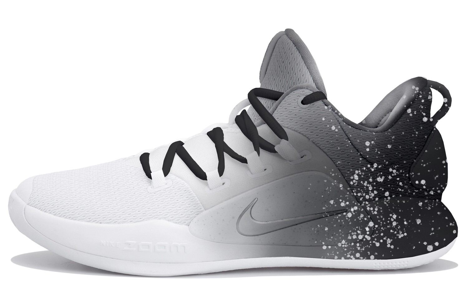 

Баскетбольные кроссовки Hyperdunk X мужские с низким верхом, черные/белые Nike