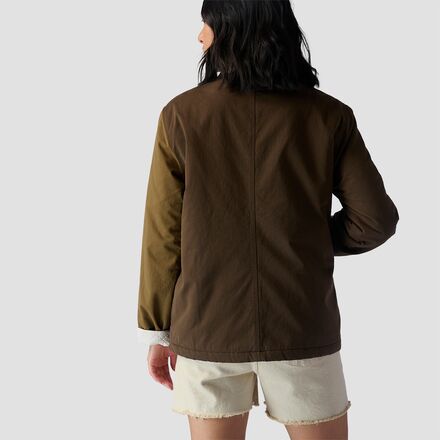 Пальто в стиле пэчворк женское Backcountry, цвет Pinecone Combo пальто в стиле пэчворк женское backcountry цвет fired brick combo