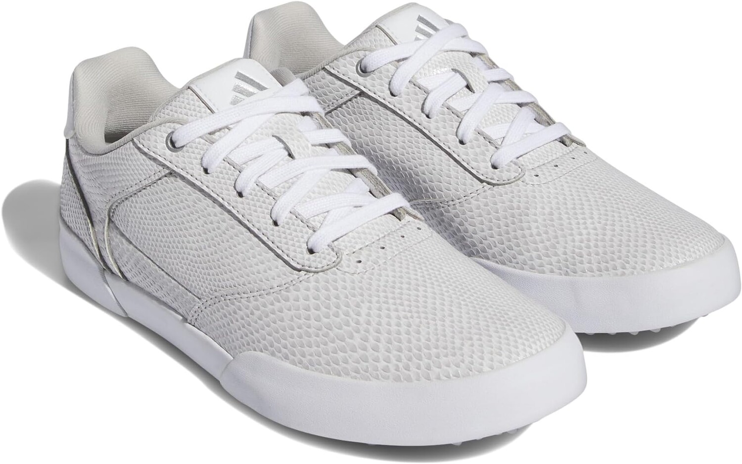 Кроссовки Retrocross Spikeless Golf Shoes adidas, цвет Grey Two/Silver Metallic/Footwear White кроссовки reebok classic club c 85 footwear white pure grey silver metallic