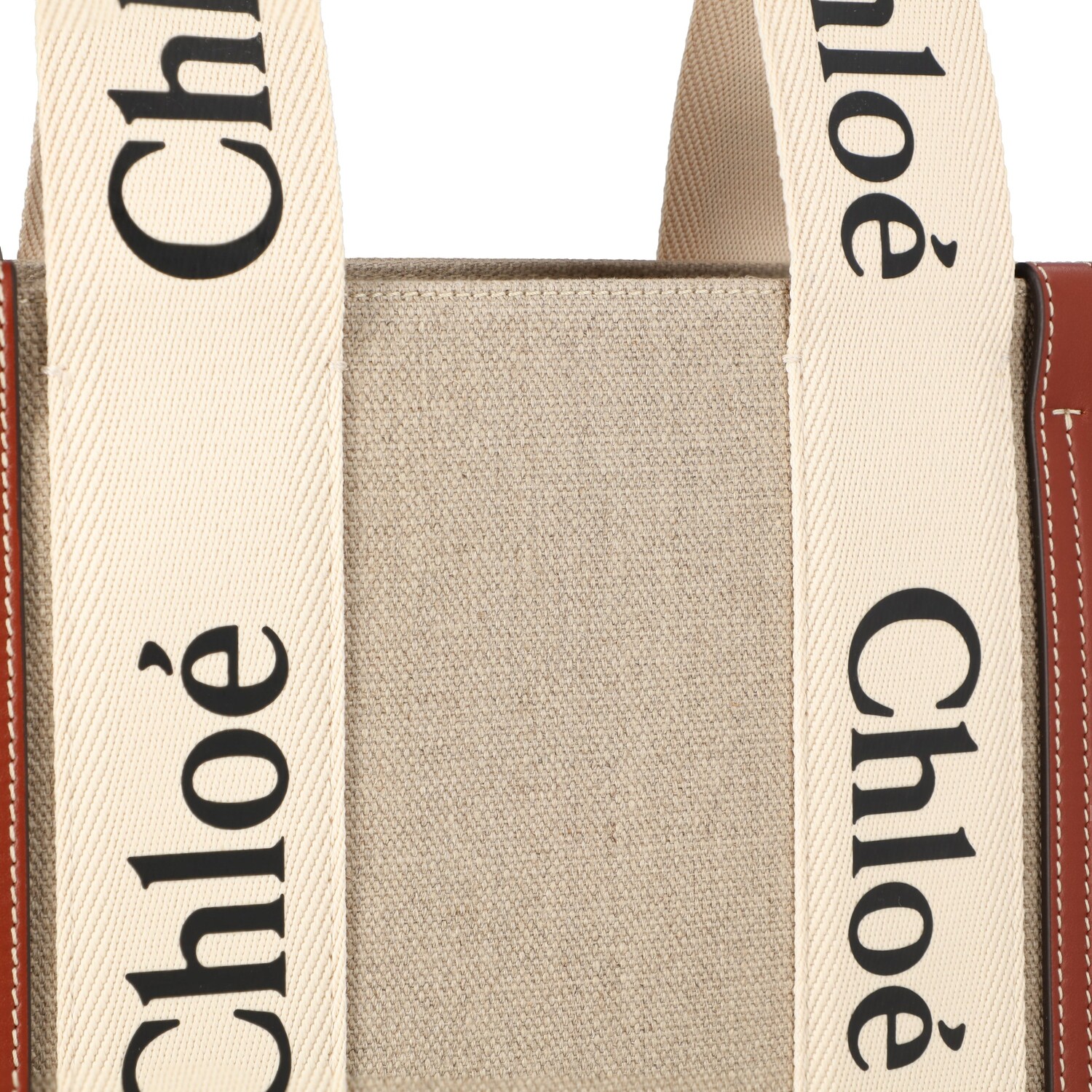 

Большая большая сумка Woody Chloé Коричневая, коричневый