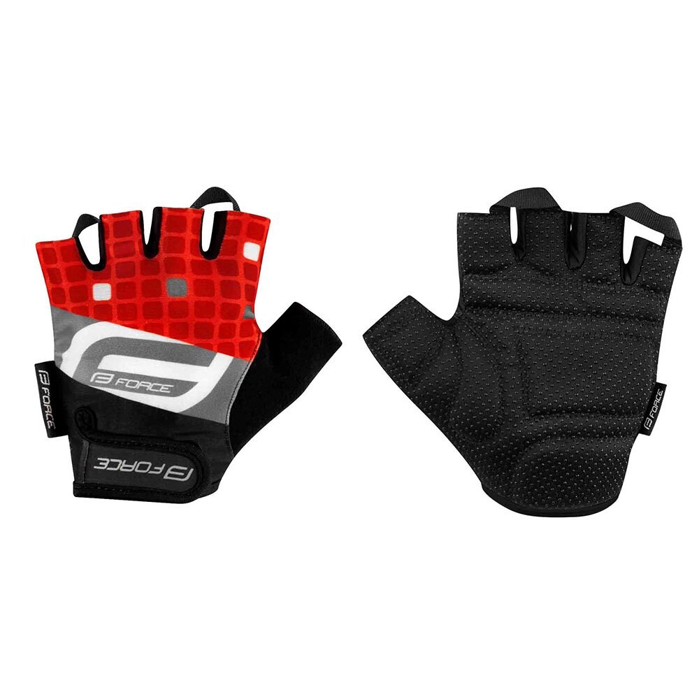 

Короткие перчатки Force Square Short Gloves, красный