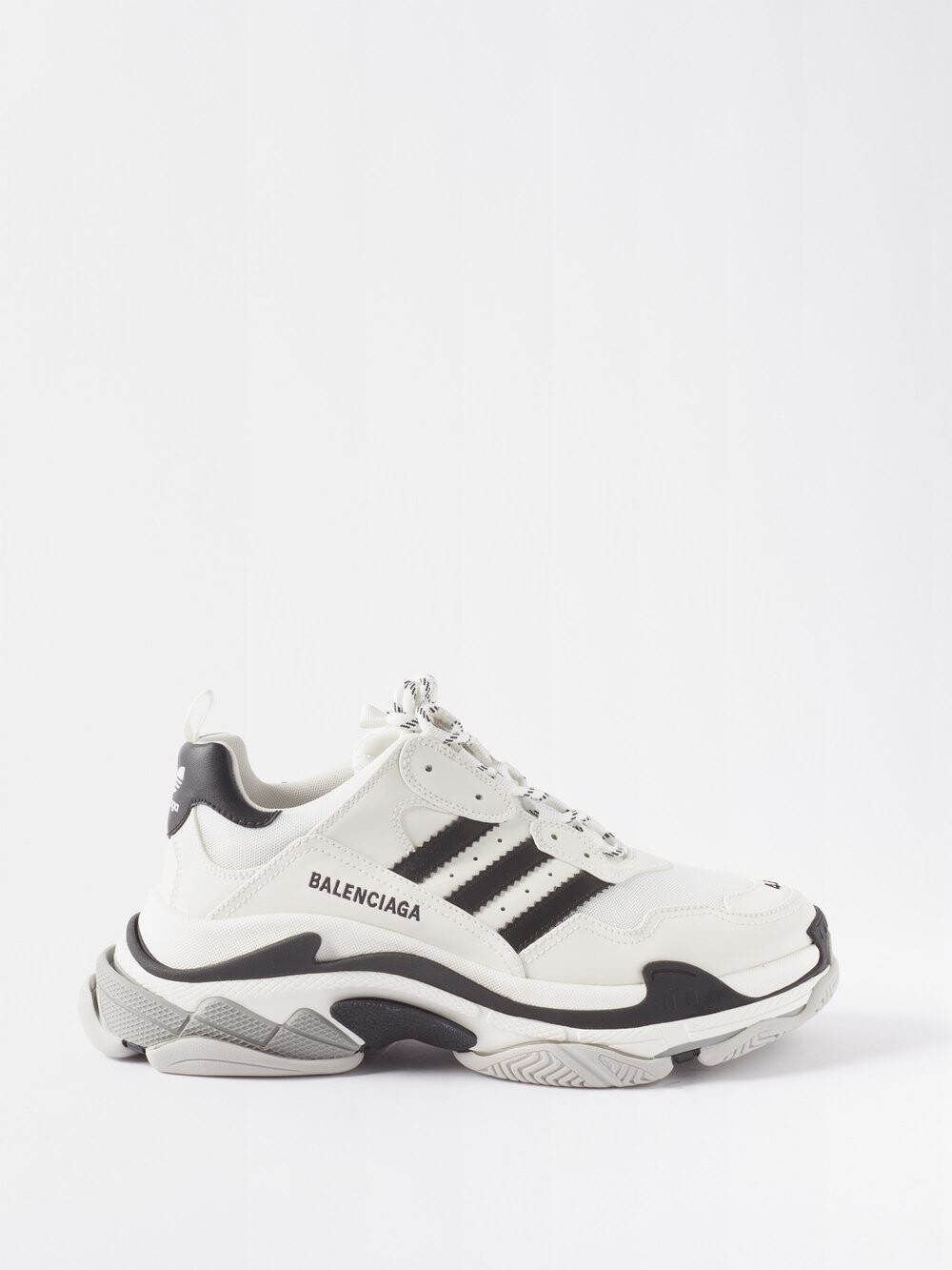 

Кроссовки из искусственной кожи x adidas triple s Balenciaga, белый