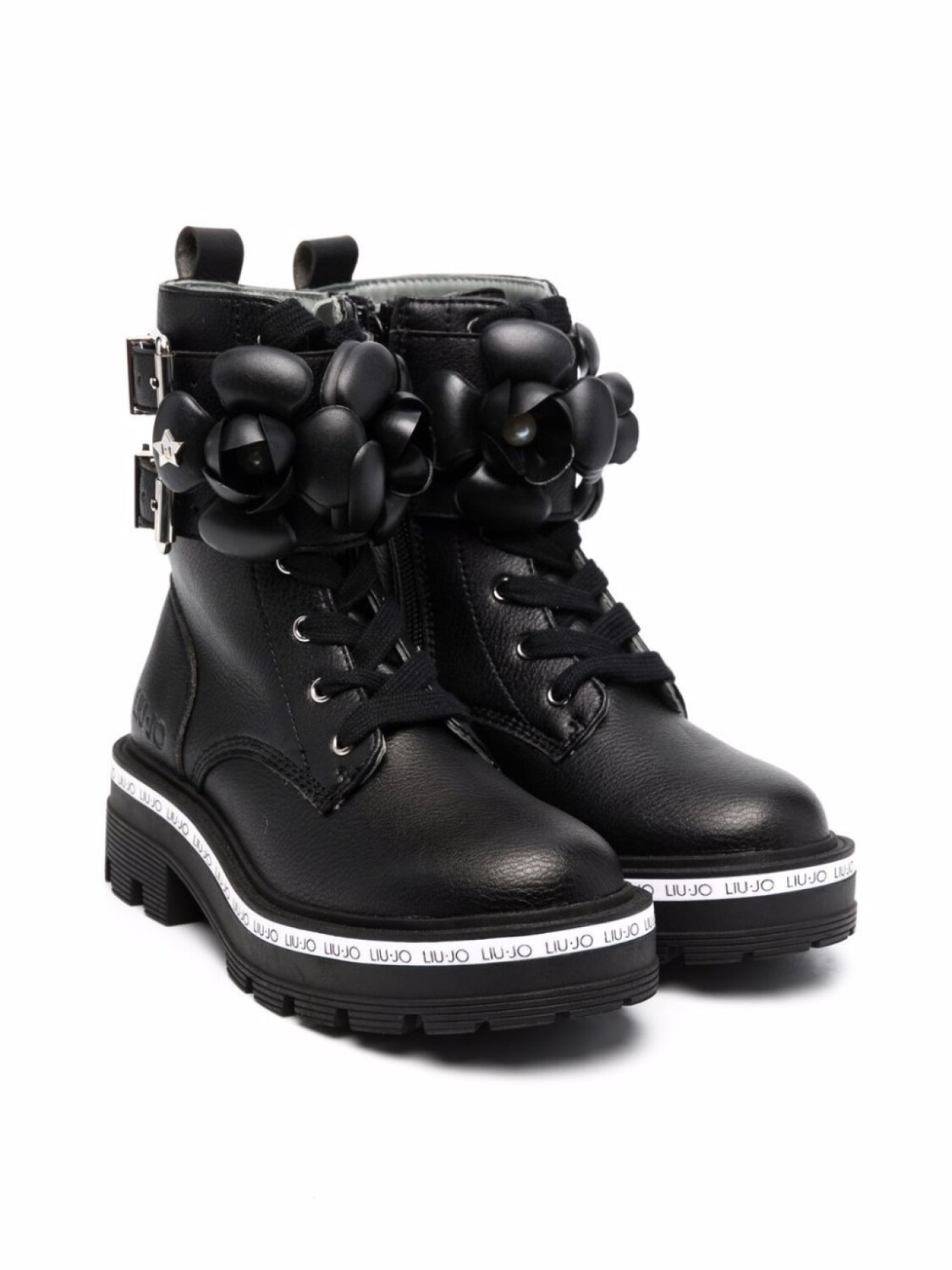 

Liu Jo Kids ботинки Tailor на шнуровке, черный
