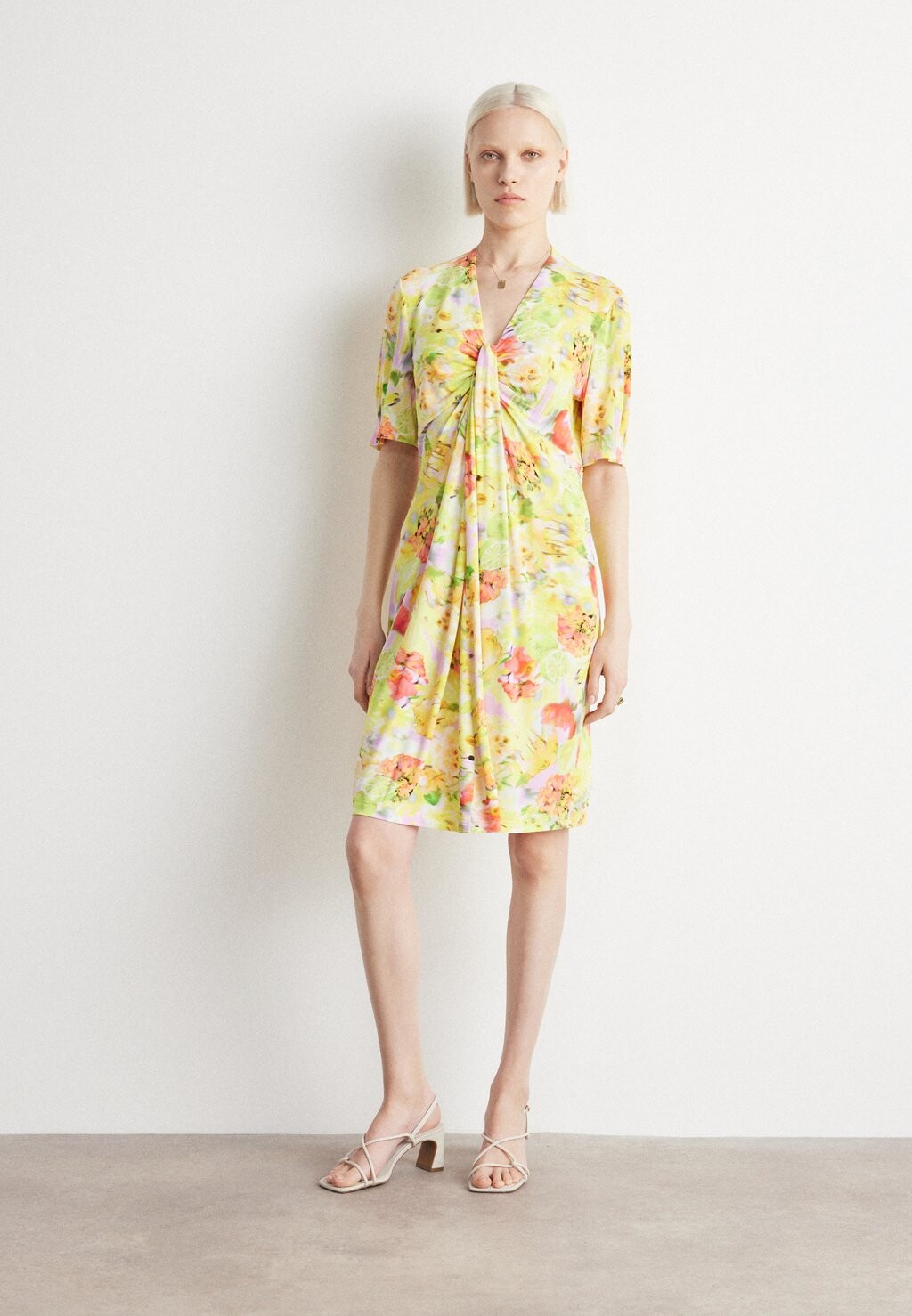 

Платье из джерси Marc Cain, цвет pale lemon