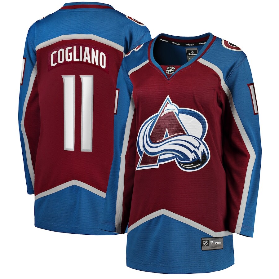 

Джерси Fanatics Branded Colorado Avalanche, бордовый