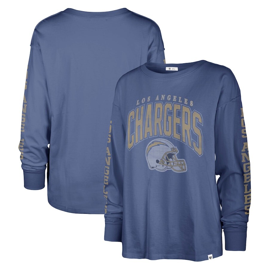 

Футболка с длинным рукавом 47 Los Angeles Chargers, синий