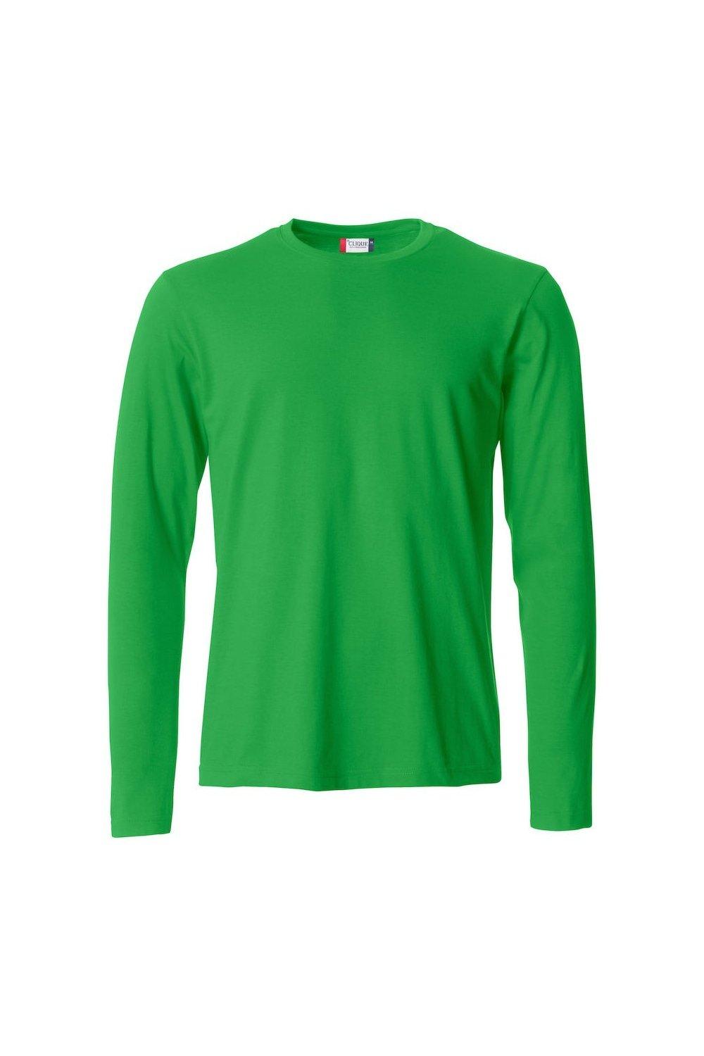 цена Базовая футболка с длинными рукавами Clique, зеленый