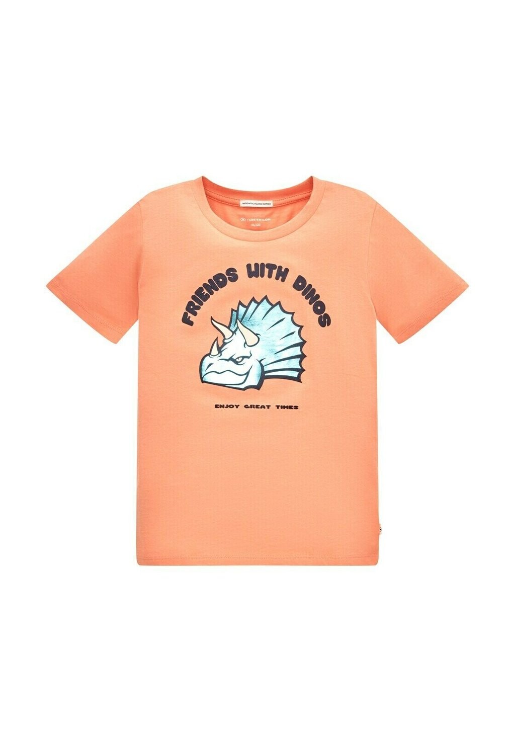 

Футболка с принтом TOM TAILOR, цвет bright peach orange