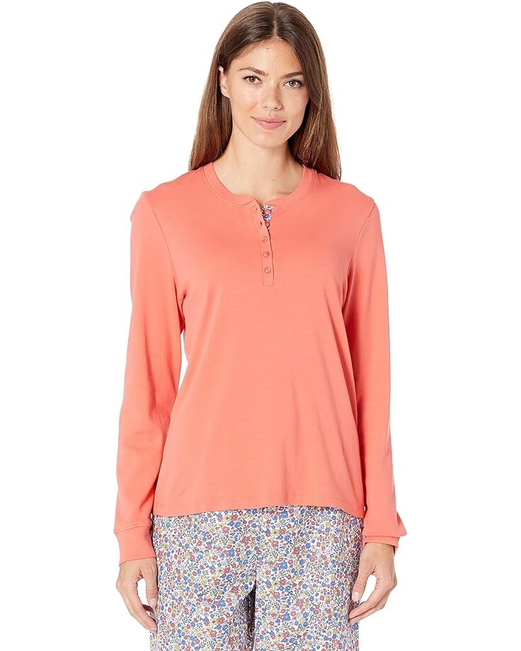 

Пижамный комплект L.L.Bean Cozy Pajama Set Print, цвет Coral Red Floral