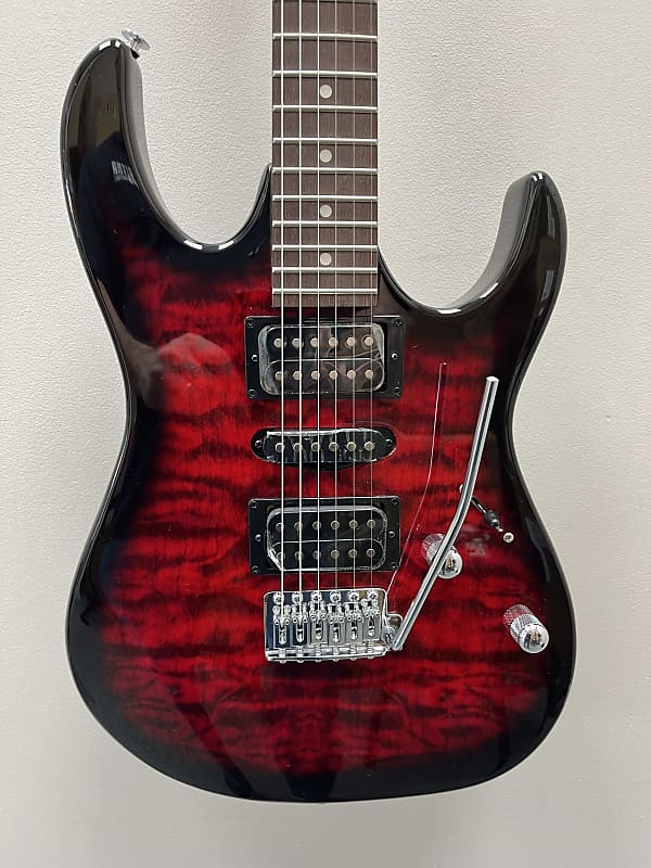 

Электрогитара Ibanez GRX70QA-TRB Gio RX Series 2023- Transparent Red Burst