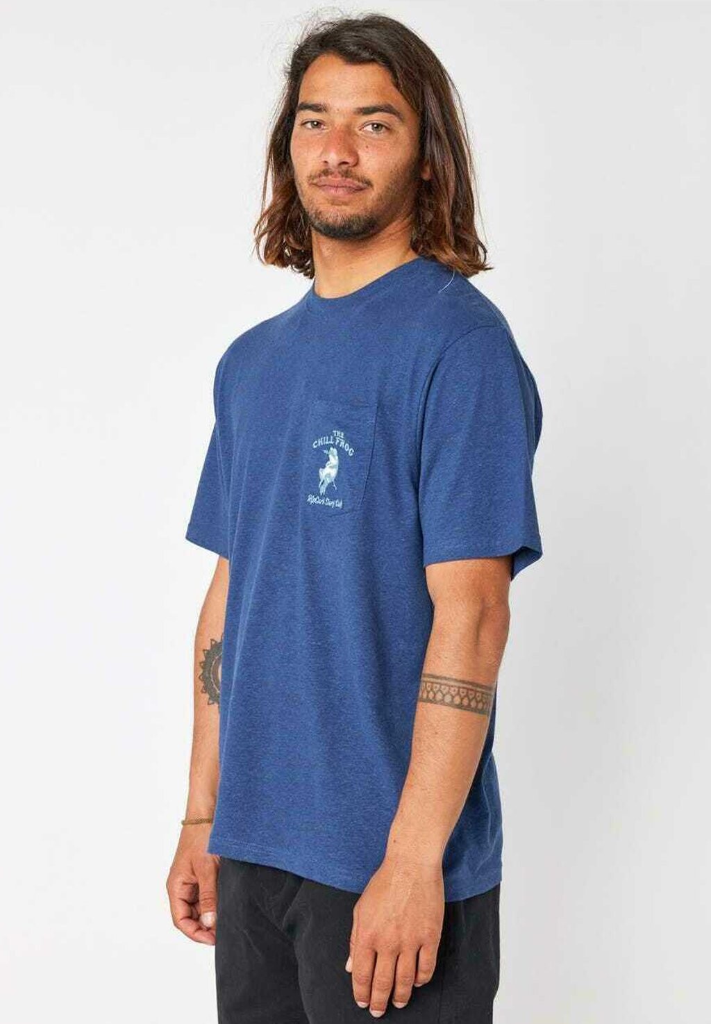 

Футболка с принтом Rip Curl, стираный темно-синий Shaper Emb