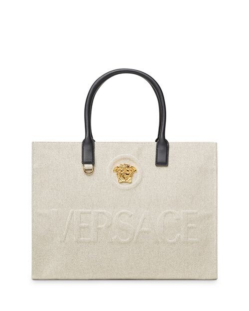 

сумка-тоут с логотипом Versace, цвет Brown