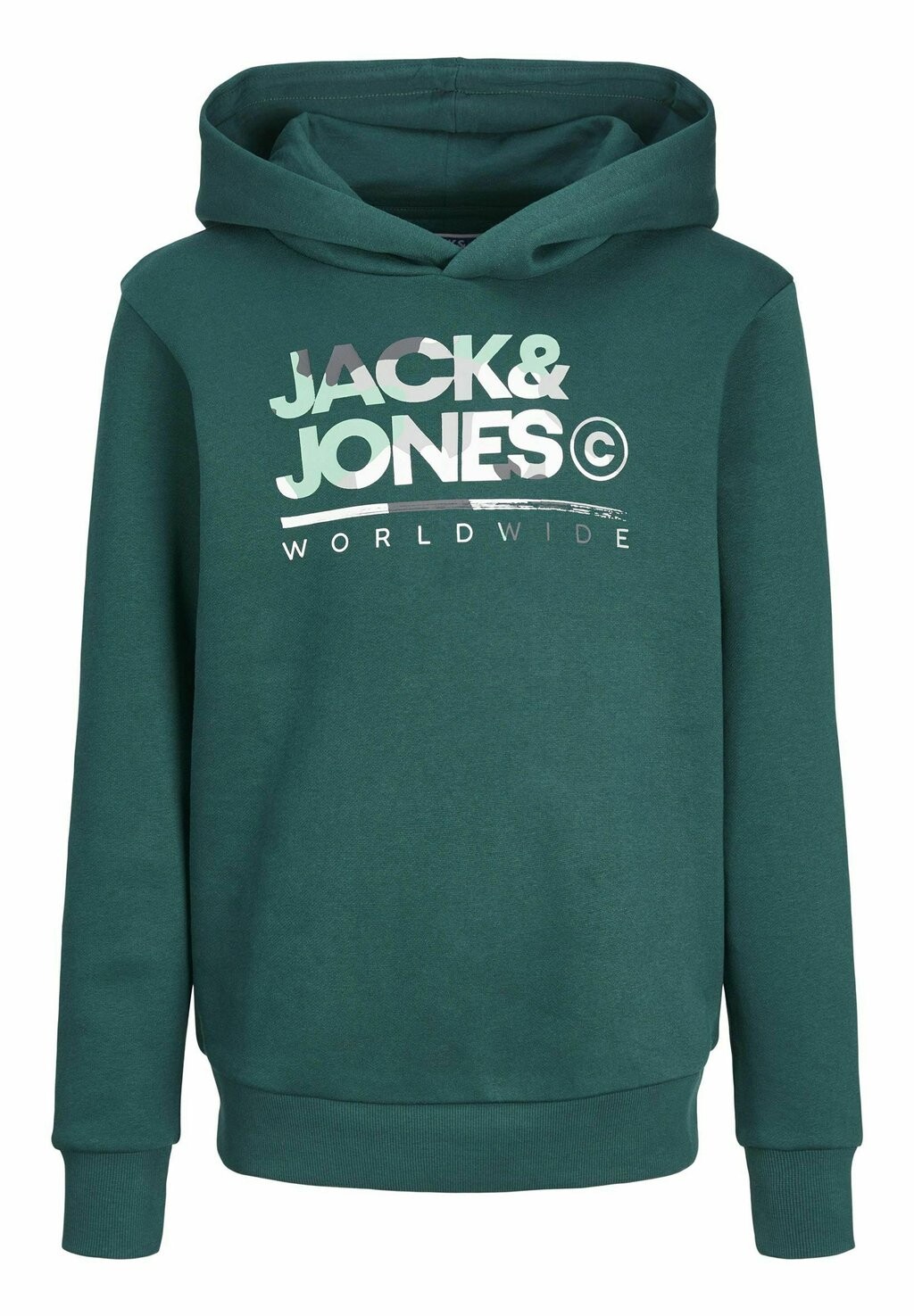 

Толстовка с капюшоном Jack & Jones, бирюзовый
