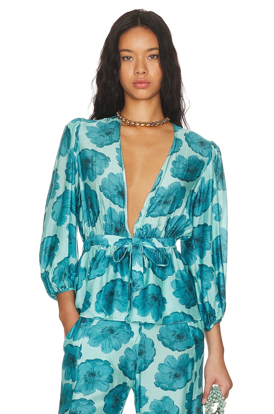 

Рубашка ADRIANA DEGREAS Floral Classic, цвет Unique