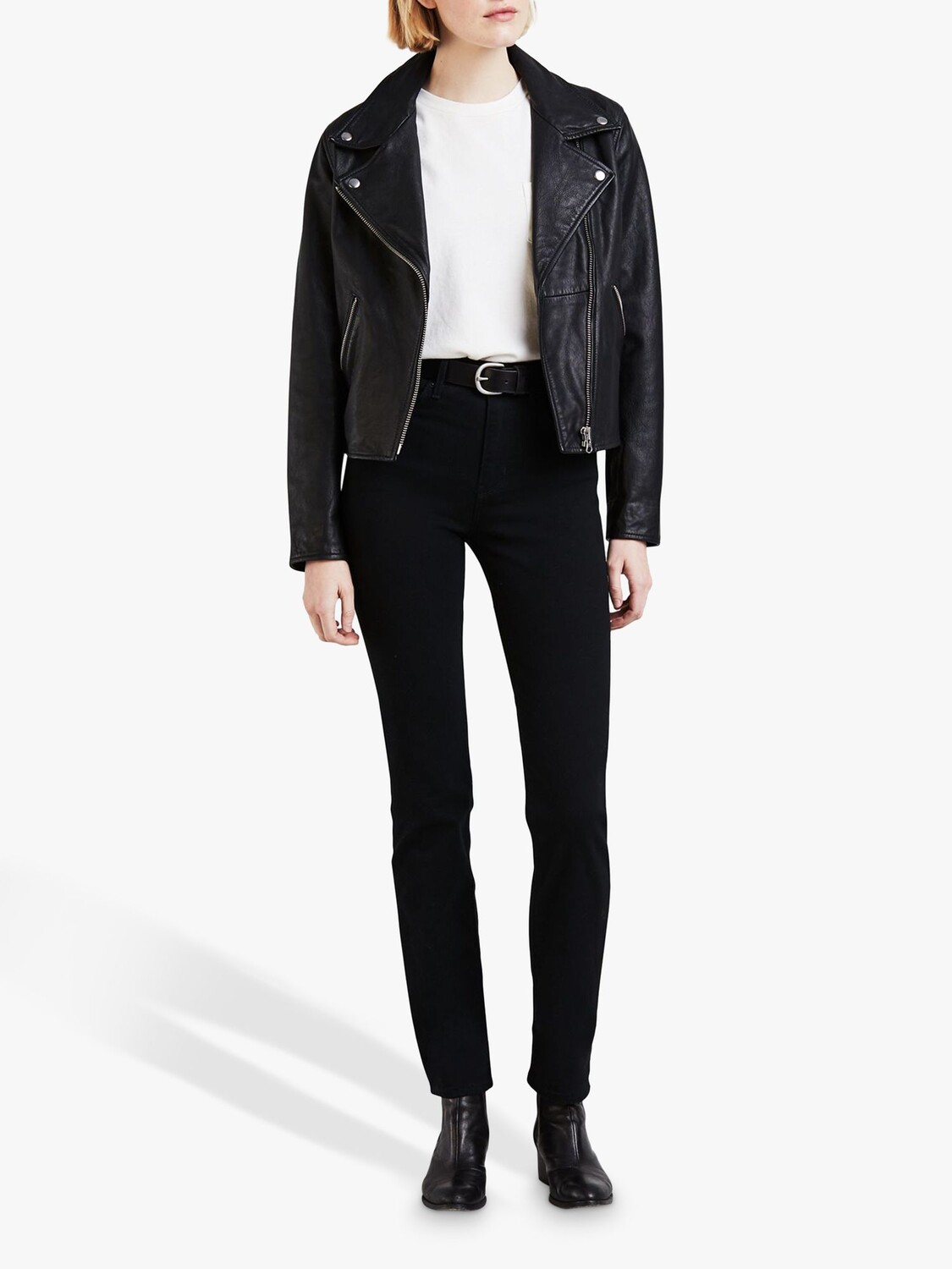 

Джинсы прямого кроя Levi's 724 с высокой посадкой, цвет Night Is Black
