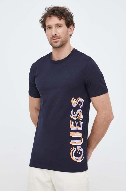 

Футболка Guess, темно-синий