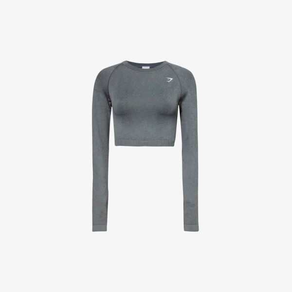 

Приталенный топ adapt fleck из эластичной ткани Gymshark, бирюзовый