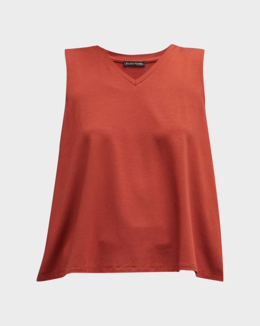 

Трикотажная майка без рукавов с v-образным вырезом Eileen Fisher