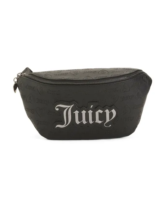 

Поясная сумка с логотипом Juicy Couture, цвет Licorice