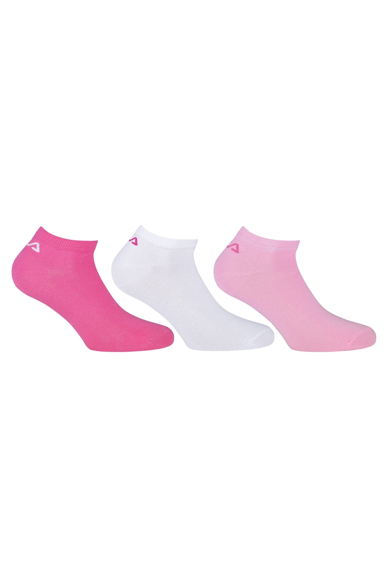 Носки до щиколотки — 3 пары Fila, розовый