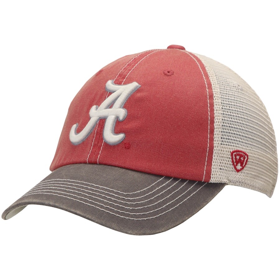 

Бейсболка Top of the World Alabama Crimson Tide, малиновый