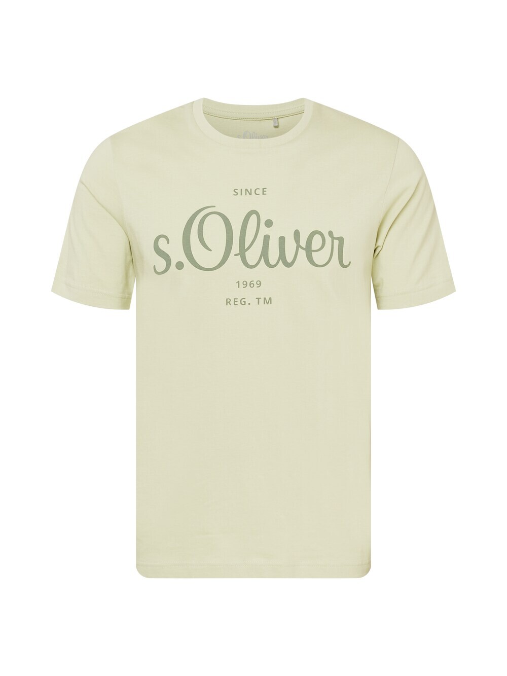 

Футболка S.Oliver, хаки/пастельный зеленый