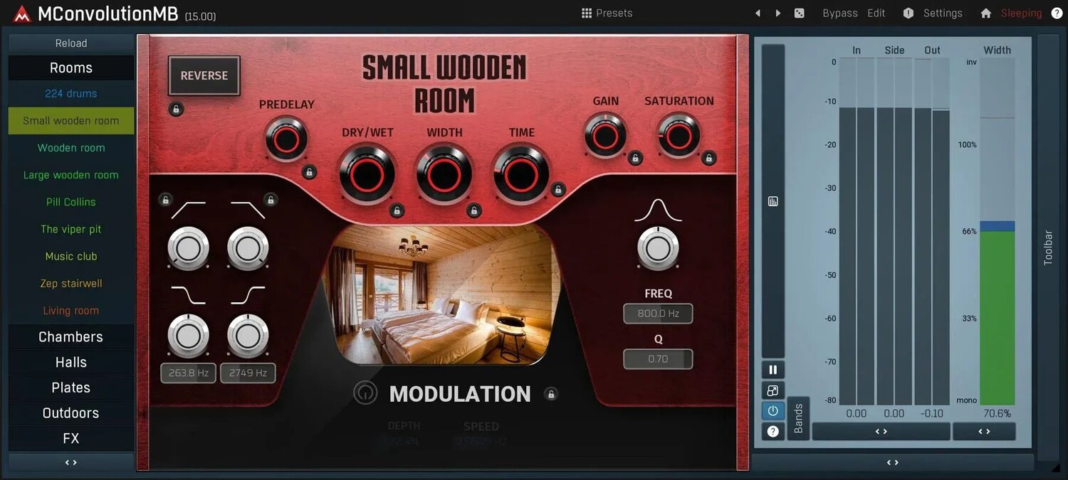 

Плагин MeldaProduction MConvolutionMB Convolution Reverb
