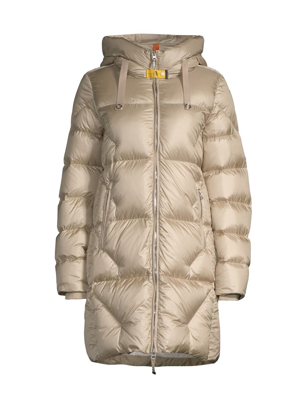 

Стеганый нейлоновый пуховик с капюшоном Janet Parajumpers, Серый