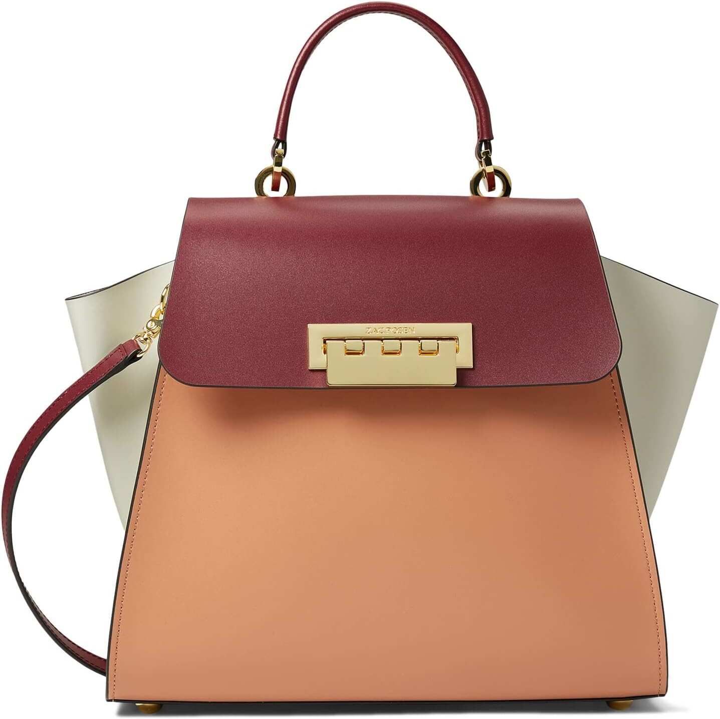 

Сумка ZAC Zac Posen Eartha Top-Handle - Color Block, цвет Cabernet