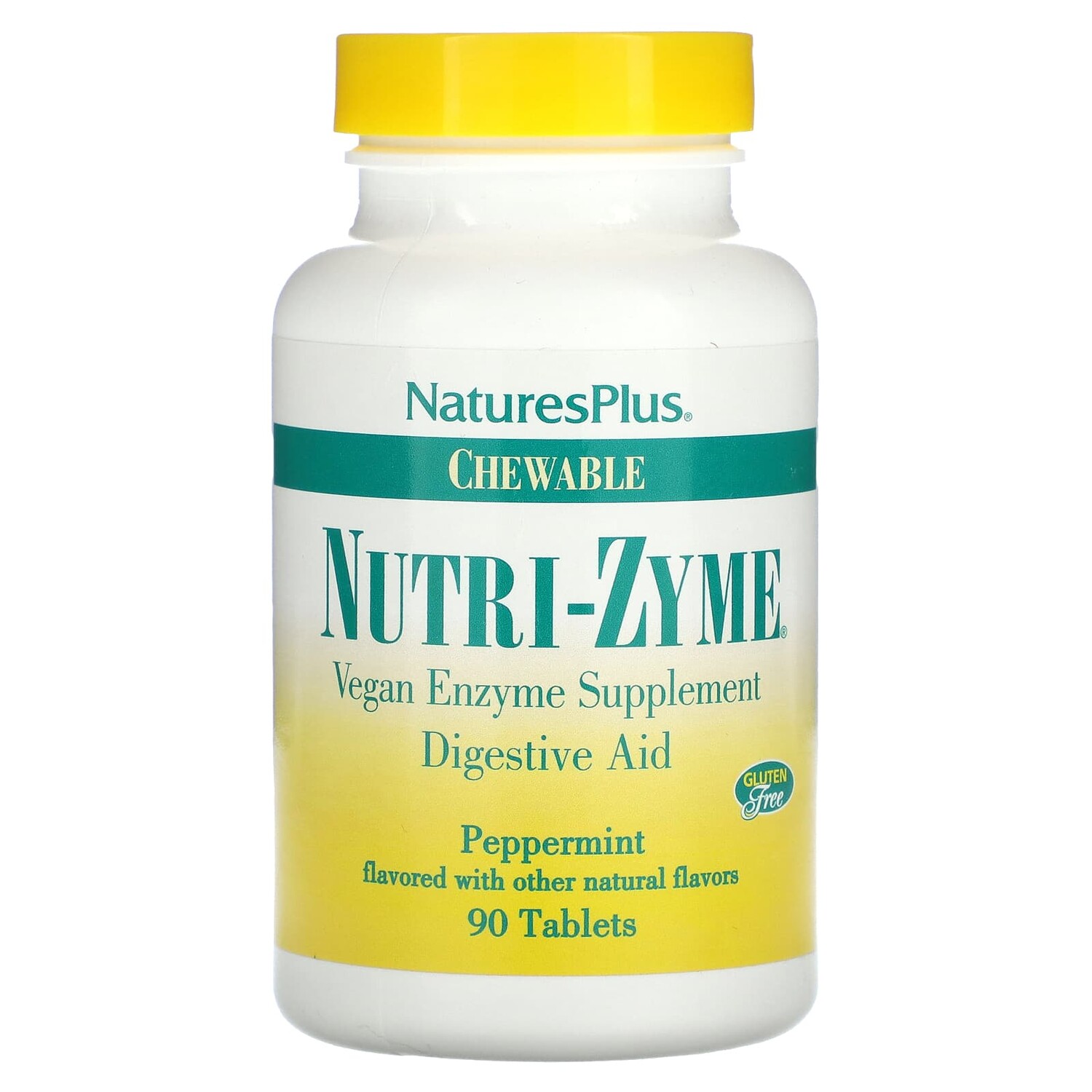 

Жевательные Nutri-Zyme, перечная мята, 90 таблеток, NaturesPlus