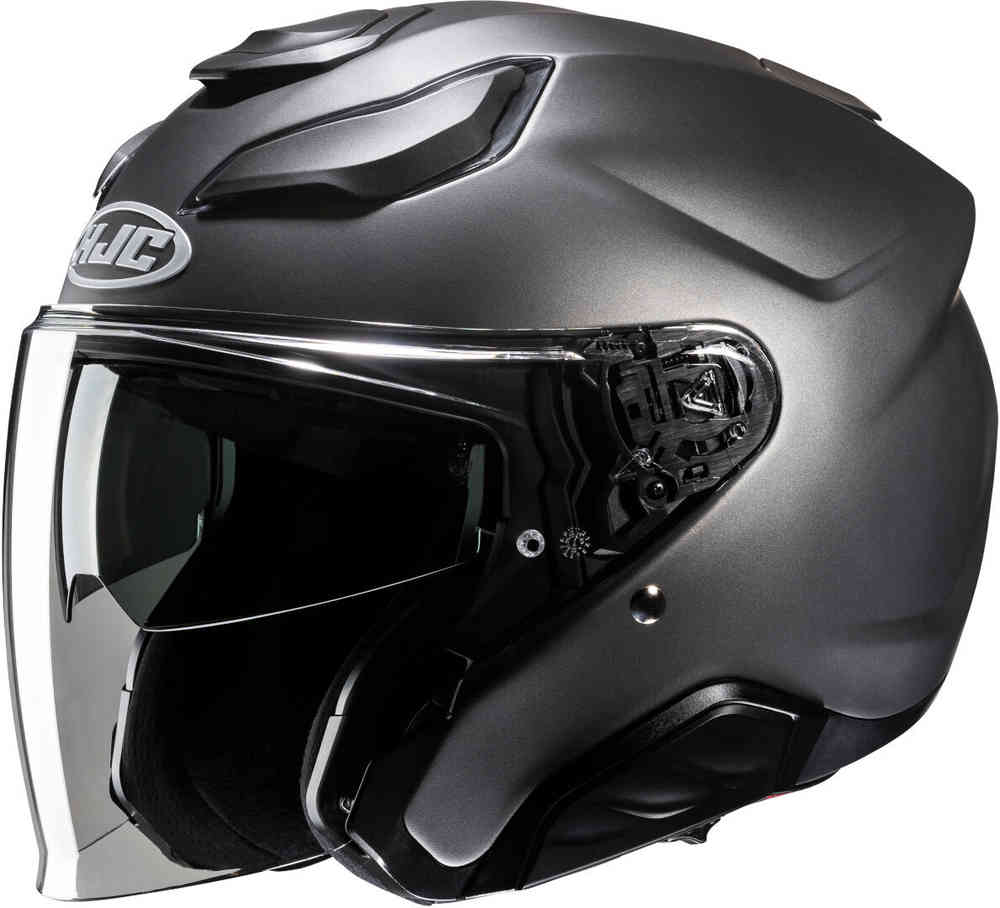 F31 Твердый реактивный шлем HJC, титановый матовый шлем hjc v60 solid белый