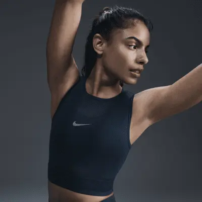 

Футболка Nike Pro, цвет Armory Navy/White